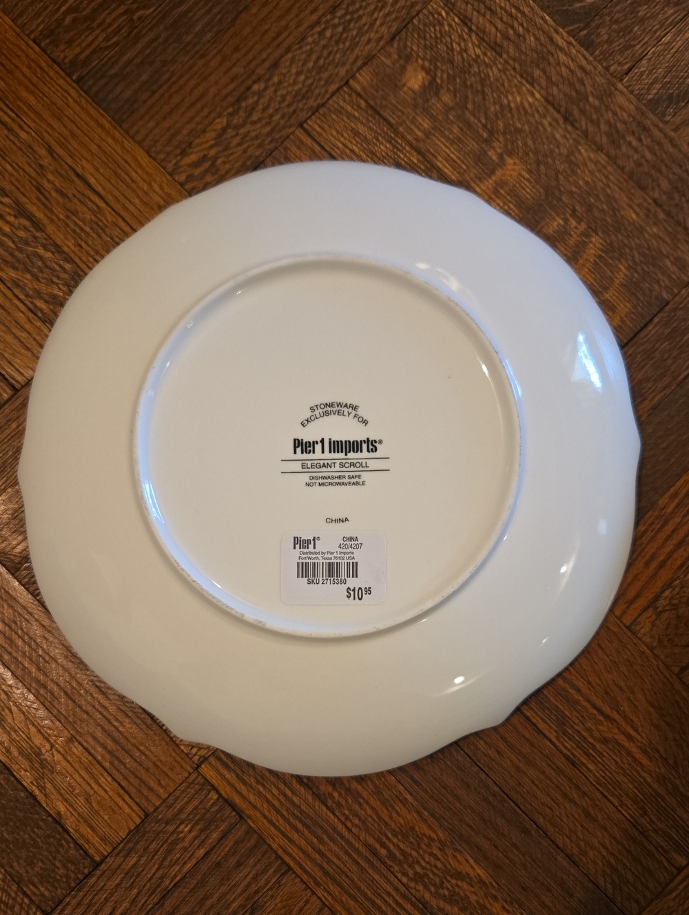 Pier 1 Elegant Scroll Plates - Picture 5 of 13